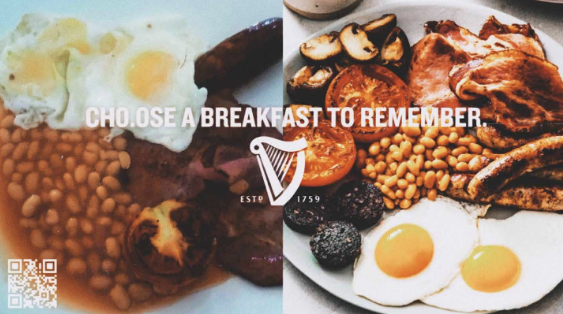 Speculative Guinness 0.0 ad: Choose a breakfast to remember